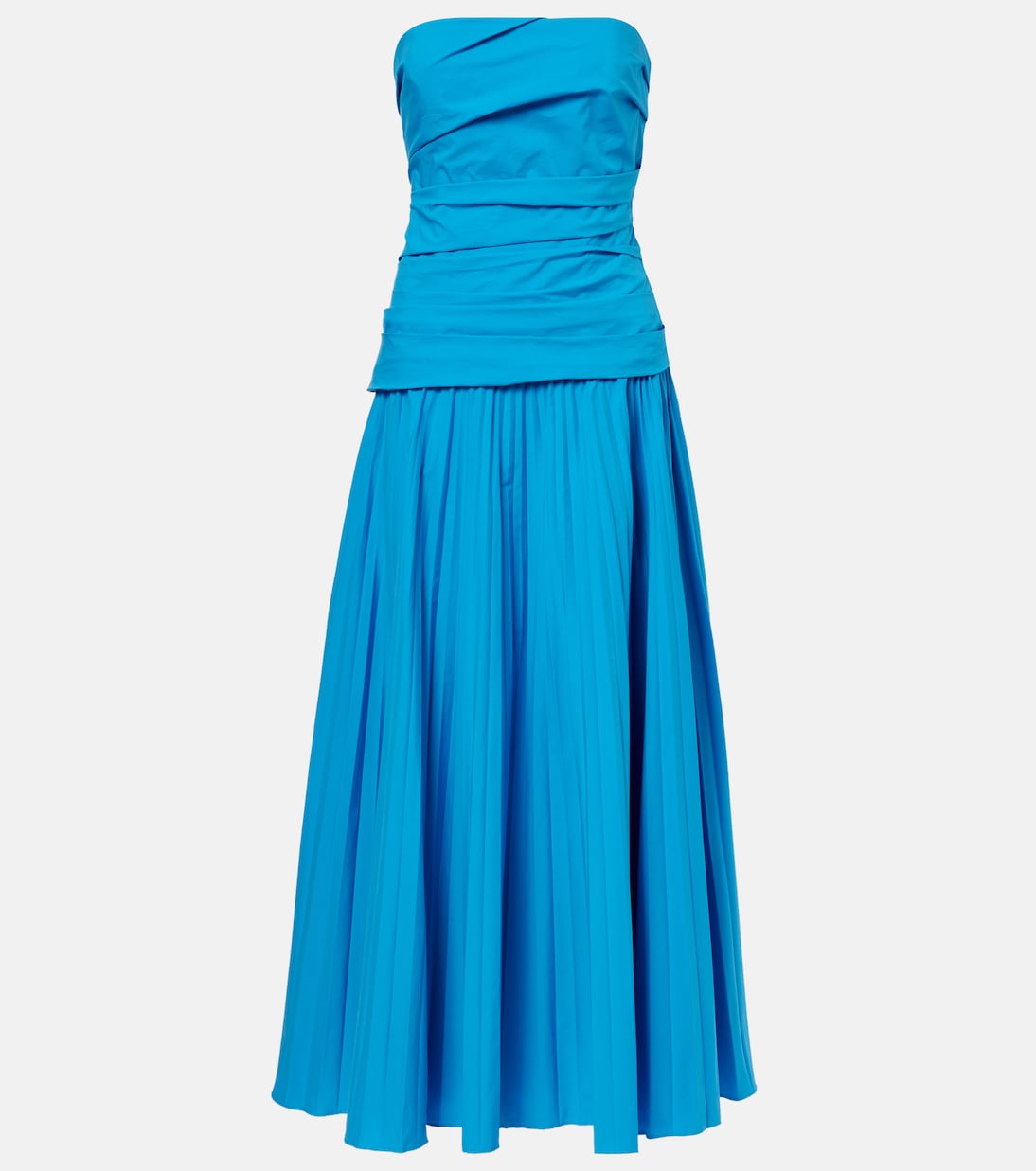 Ари бесшовное хлопковое миди-платье Simkhai, Oasis Blue
Ари бесшовное хлопковое миди-платье Simkhai, Oasis Blue