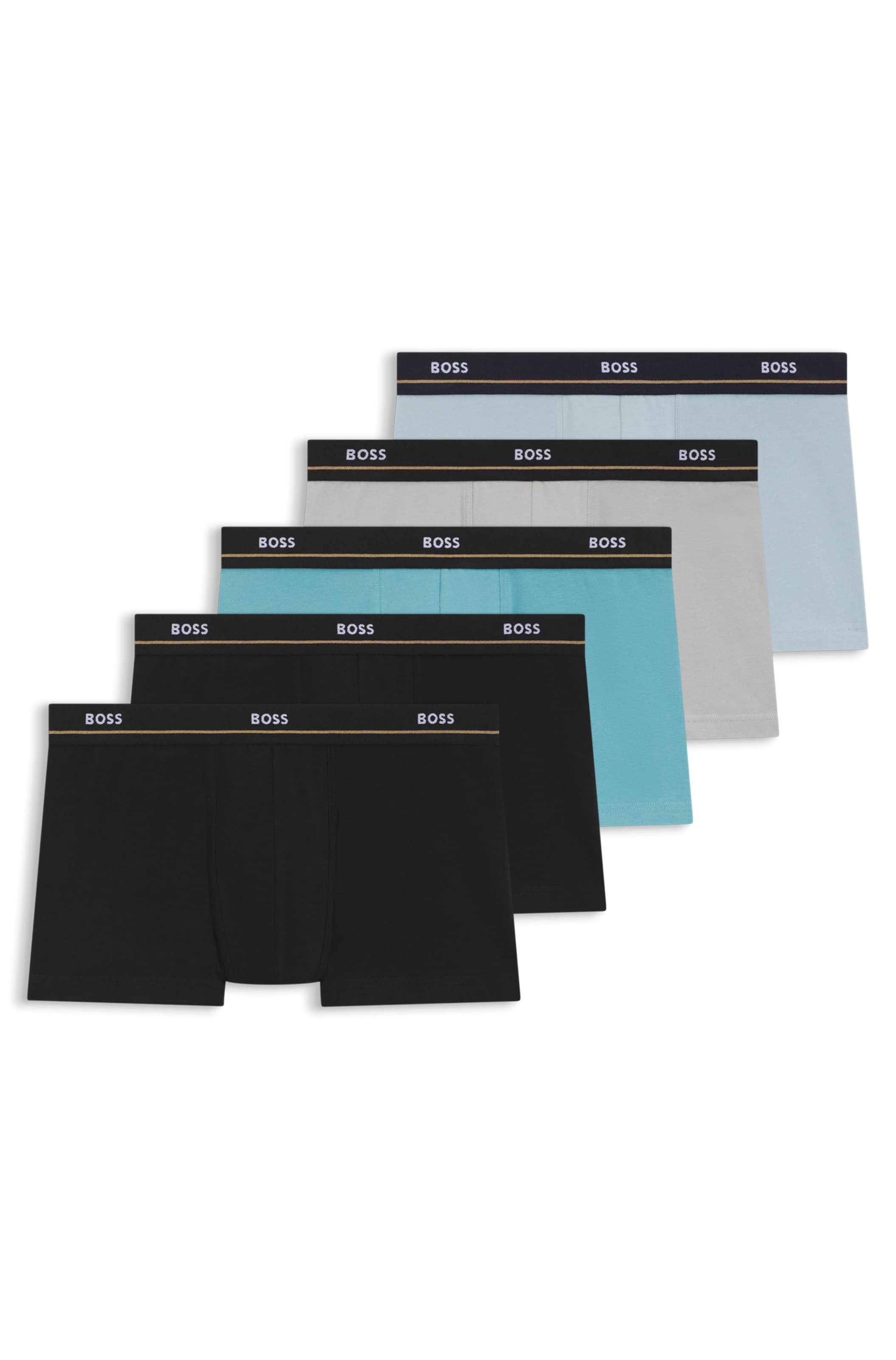BOSS Боксеры в цвете Turquoise, Light Grey, Black
BOSS Боксеры в цвете Turquoise, Light Grey, Black