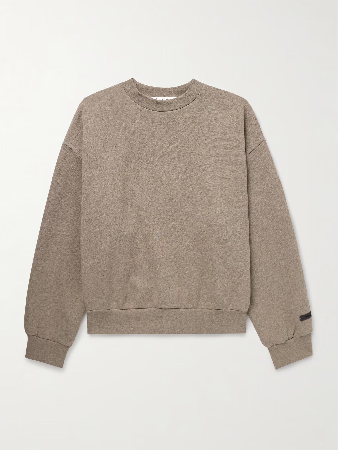 Свитшот из хлопкового смесового трикотажа с логотипом FEAR OF GOD ESSENTIALS, серо-коричневый
Свитшот из хлопкового смесового трикотажа с логотипом FEAR OF GOD ESSENTIALS, серо-коричневый