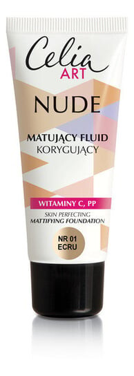 Матирующий и корректирующий флюид, 01 Экрю, 30 мл Celia, Art Nude
Матирующий и корректирующий флюид, 01 Экрю, 30 мл Celia, Art Nude