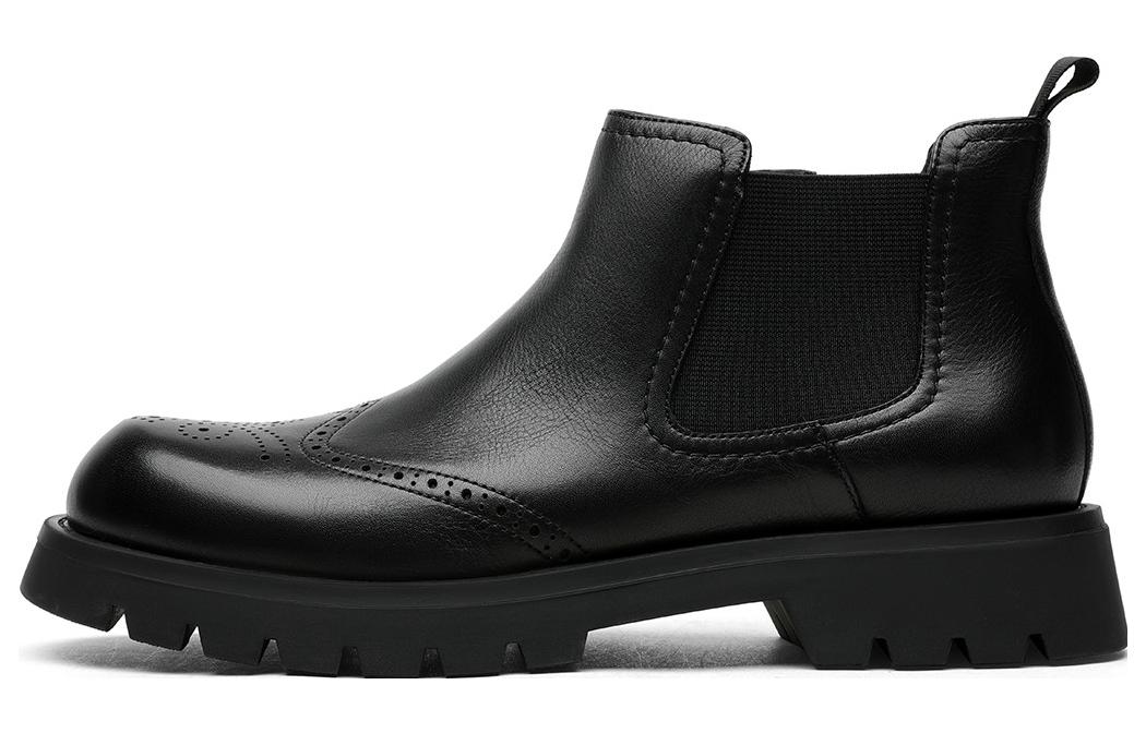 CROWN Ботинки Челси мужские, черные, на один ярд больше
CROWN Ботинки Челси мужские, черные, на один ярд больше