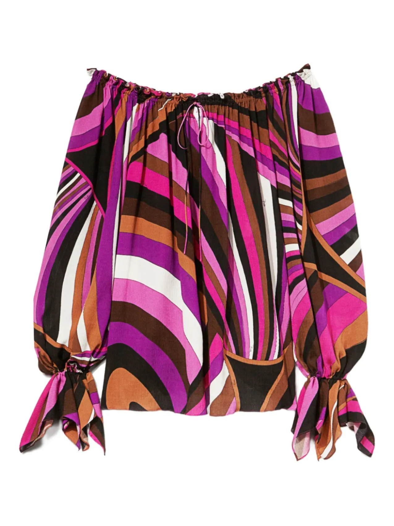 Топ с открытыми плечами PUCCI Iride-принт, розовый
Топ с открытыми плечами PUCCI Iride-принт, розовый