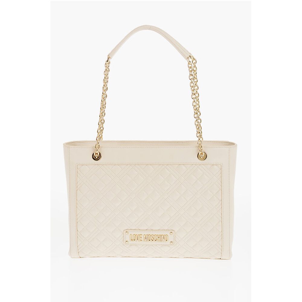 Сумка через плечо из стеганой искусственной кожи LOVE с золотым логотипом Moschino, Beige
Сумка через плечо из стеганой искусственной кожи LOVE с золотым логотипом Moschino, Beige