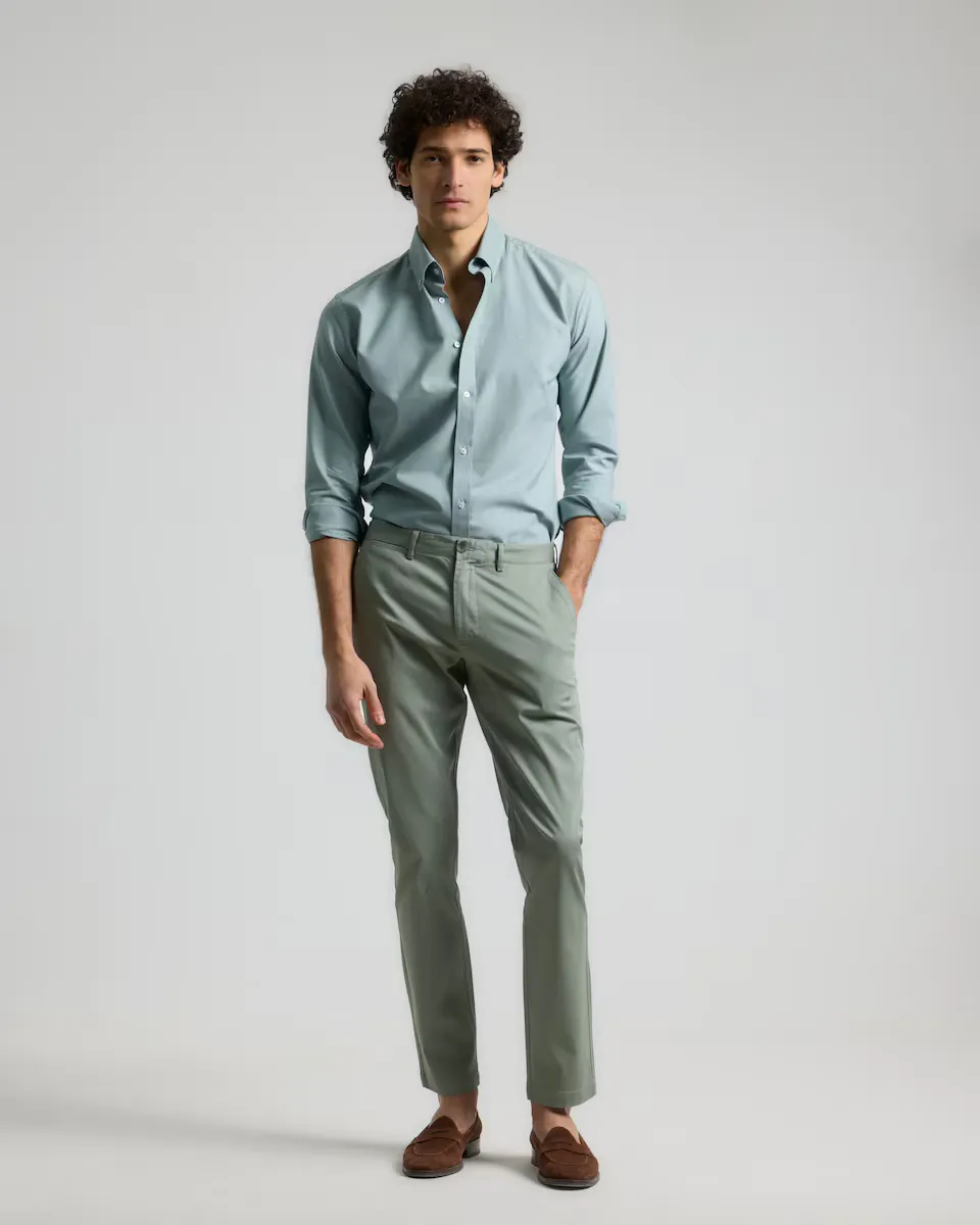 Мужские брюки чинос dobby цвета аква PuroEgo, бирюзовый
Мужские брюки чинос dobby цвета аква PuroEgo, бирюзовый