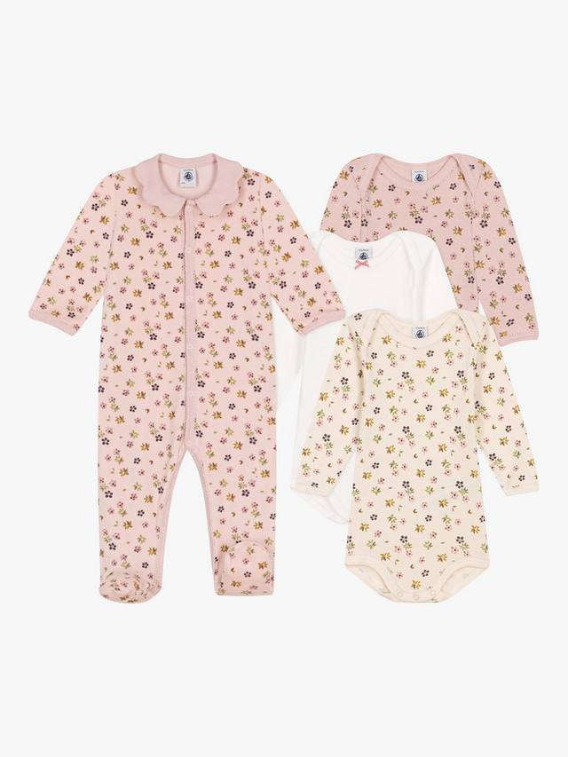 Детский хлопковый пижамный костюм с цветочным рисунком и комплект боди Petit Bateau, разноцветный
Детский хлопковый пижамный костюм с цветочным рисунком и комплект боди Petit Bateau, разноцветный