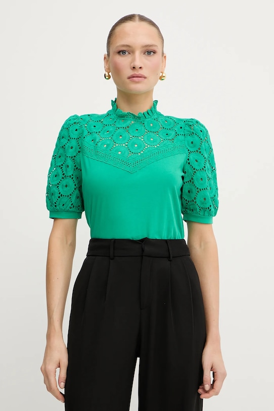 Хлопковая блузка Morgan, зеленый
Хлопковая блузка Morgan, зеленый
