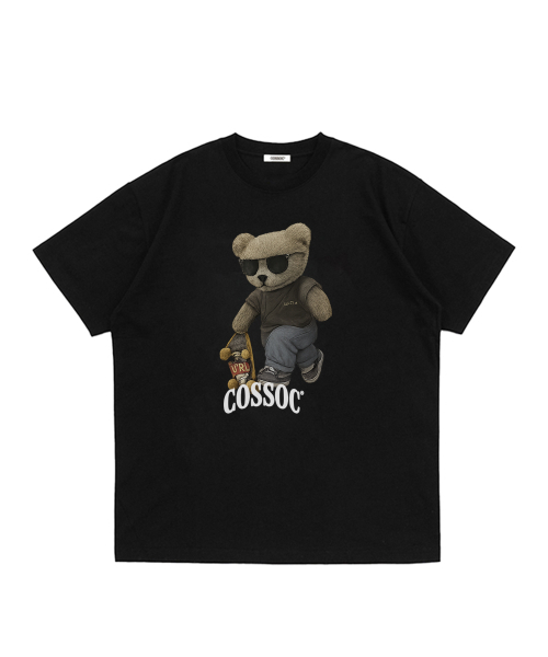 COSO Футболка с коротким рукавом, принт, Board Bear, черная
COSO Футболка с коротким рукавом, принт, Board Bear, черная
