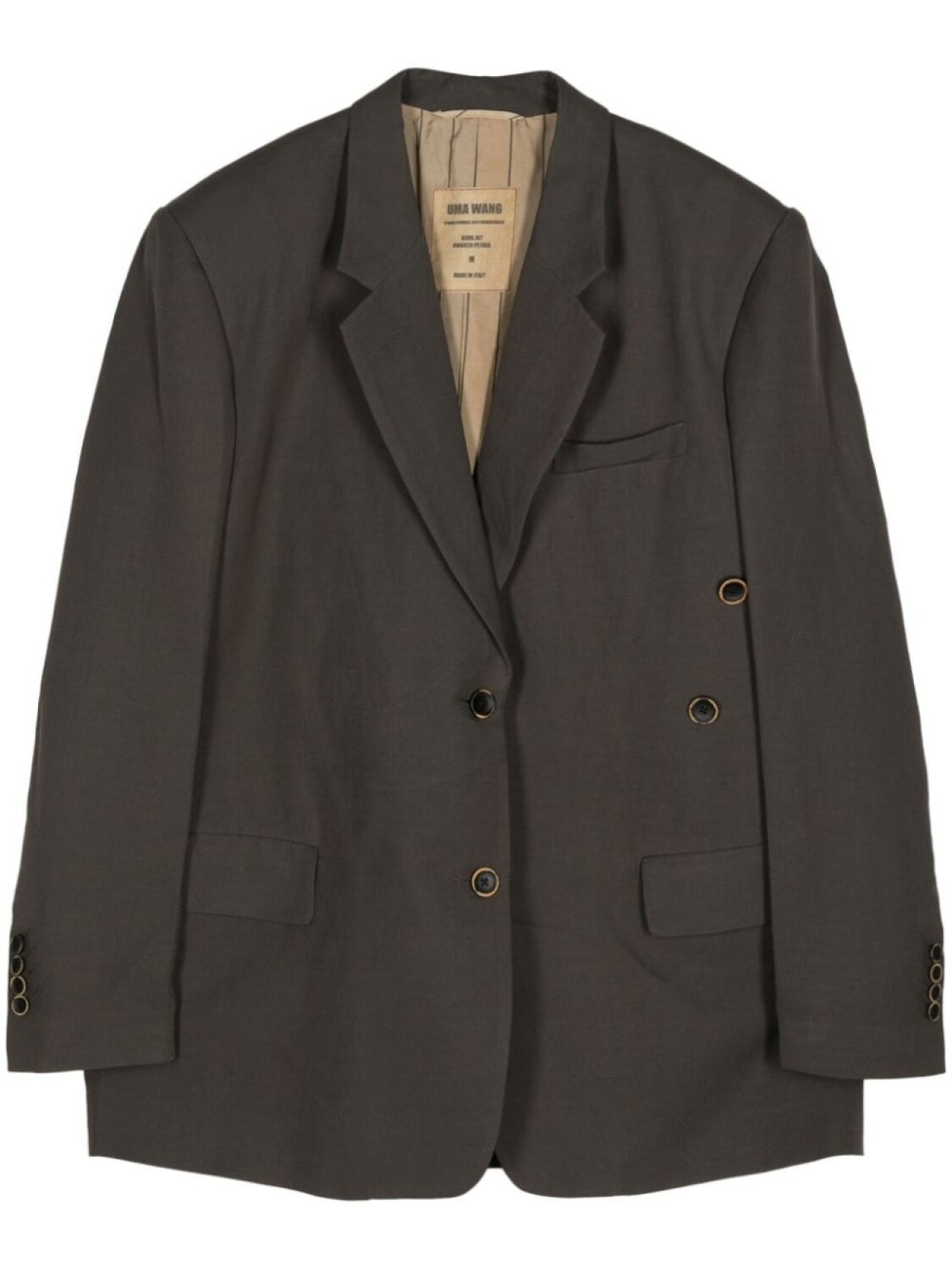 Однобортный пиджак Kava Uma Wang, коричневый
Однобортный пиджак Kava Uma Wang, коричневый