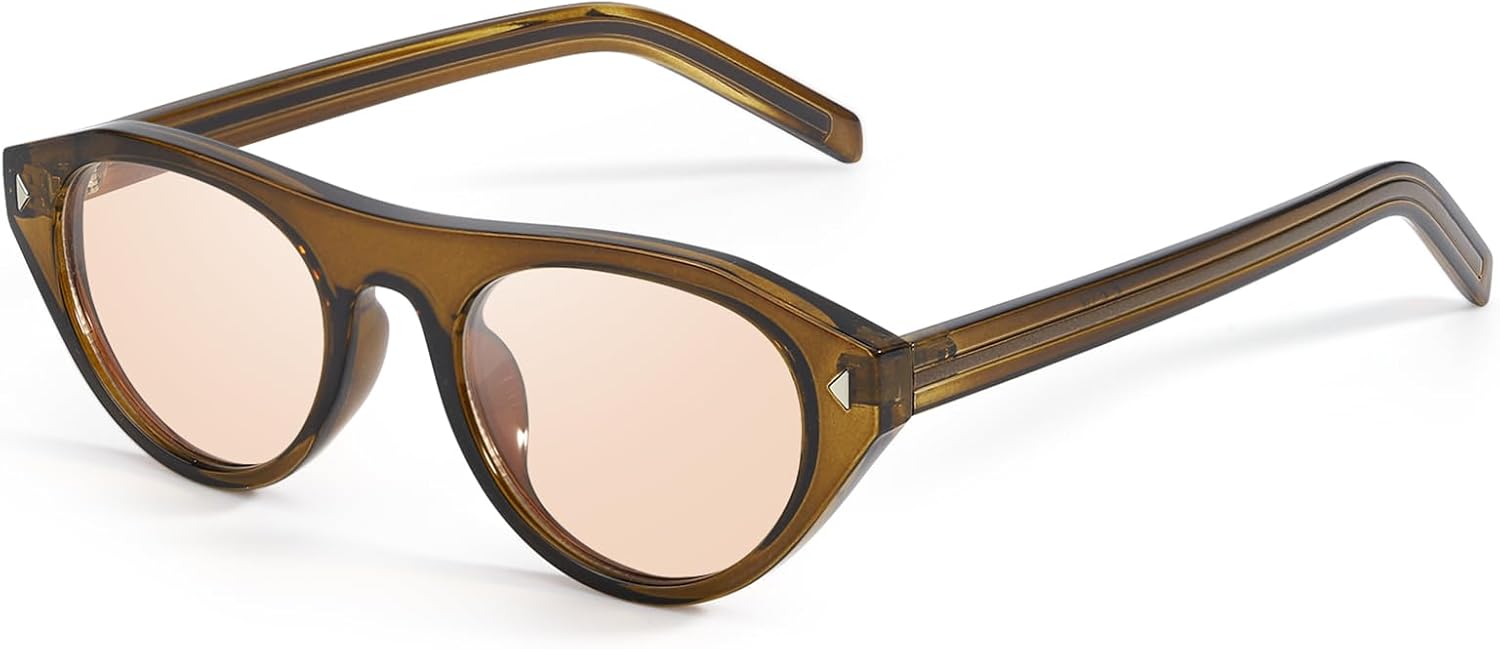 Женские солнцезащитные очки «кошачий глаз» в модной ретро-оправе с защитой от УФ-излучения UV400, идеально подходящие для путешествий на открытом воздухе и повседневного ношения KISVIBE, 05-brown/Brown
Женские солнцезащитные очки «кошачий глаз» в модной ретро-оправе с защитой от УФ-излучения UV400, идеально подходящие для путешествий на открытом воздухе и повседневного ношения KISVIBE, 05-brown/Brown