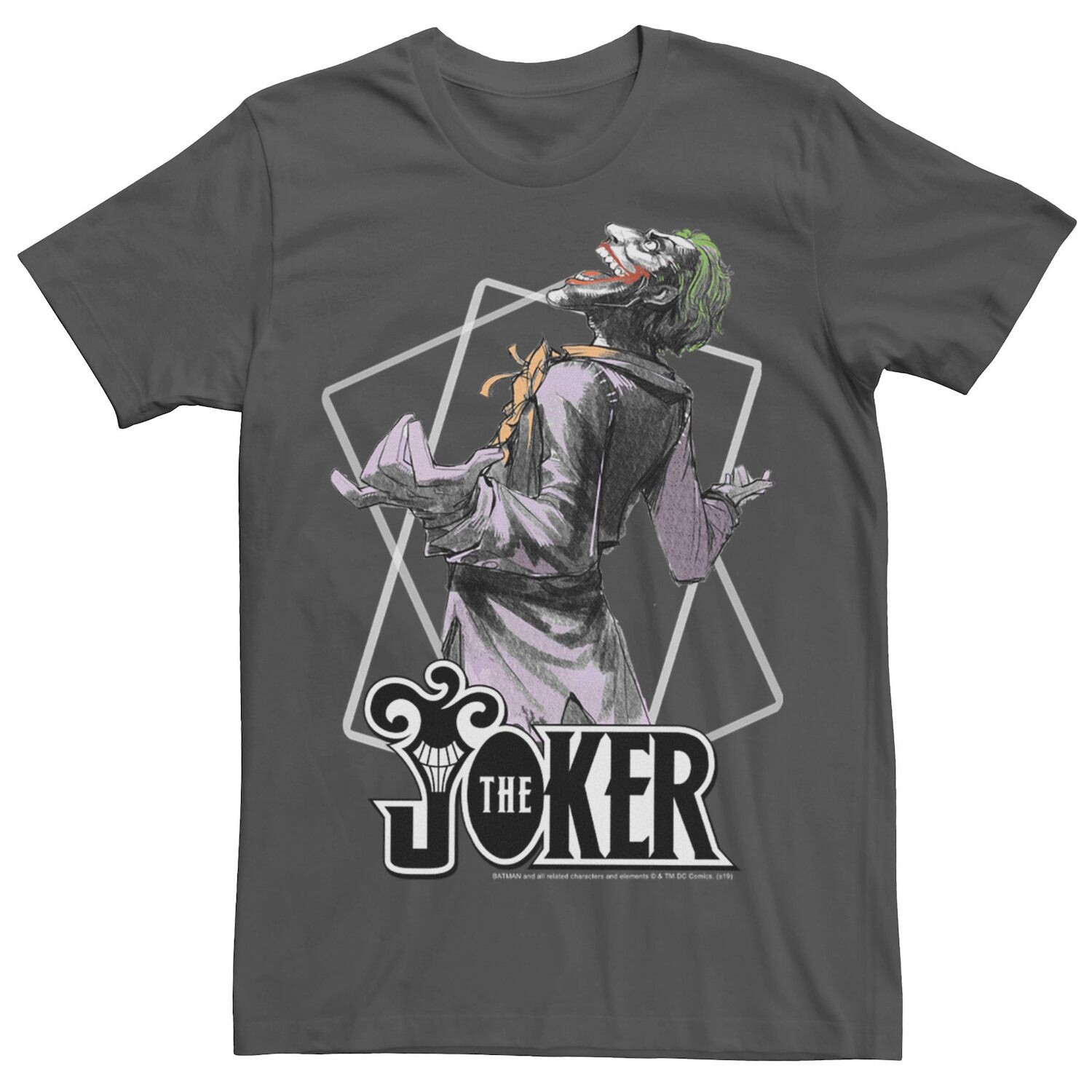 Мужская футболка с контуром карты Джокер DC Comics
Мужская футболка с контуром карты Джокер DC Comics