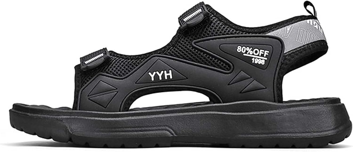 Мужские открытые сандалии для пеших прогулок и активного отдыха, с нескользящей подошвой, удобные летние повседневные тапочки, спортивная обувь для походов Generic, черный
Мужские открытые сандалии для пеших прогулок и активного отдыха, с нескользящей подошвой, удобные летние повседневные тапочки, спортивная обувь для походов Generic, черный