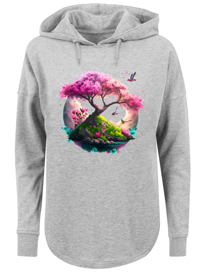 Толстовка большого размера с изображением цветущей вишни. Толстовка большого размера с серым принтом. F4NT4STIC
Толстовка большого размера с изображением цветущей вишни. Толстовка большого размера с серым принтом. F4NT4STIC