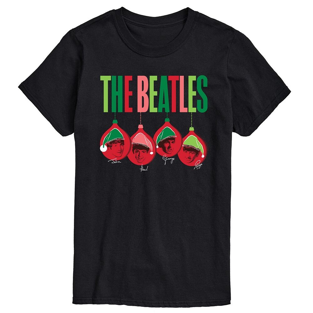 Футболка с орнаментом и рисунком Big & Tall The Beatles в шляпе Санты Licensed Character, черный
Футболка с орнаментом и рисунком Big & Tall The Beatles в шляпе Санты Licensed Character, черный
