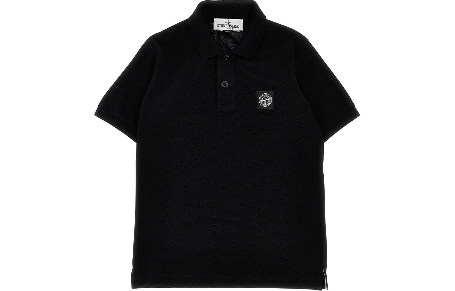 Рубашка-поло Stone Island детская, черный 
Рубашка-поло Stone Island детская, черный