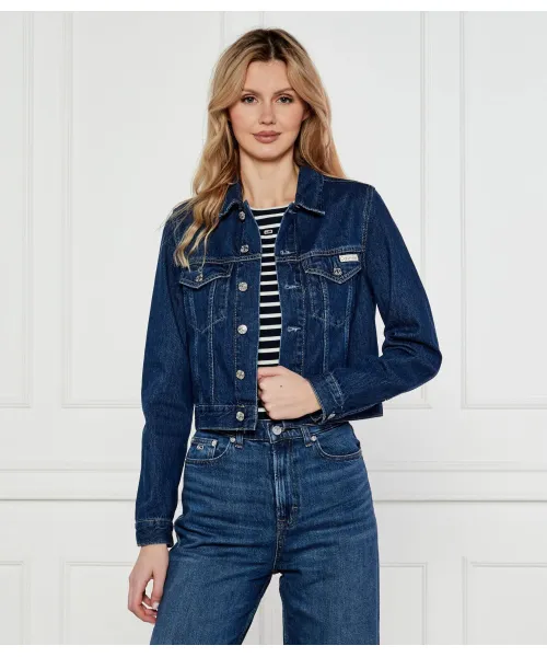 Джинсовая куртка Cropped fit Calvin Klein Jeans, синий
Джинсовая куртка Cropped fit Calvin Klein Jeans, синий