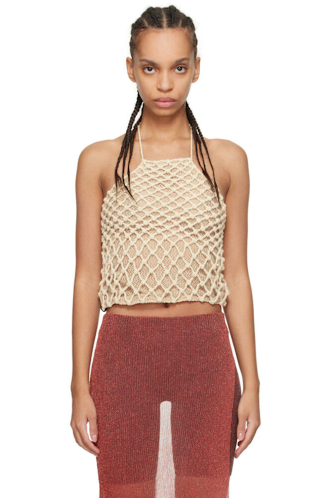 SSENSE Эксклюзивный бежевый топ с высоким халтер-воротом Isa Boulder
SSENSE Эксклюзивный бежевый топ с высоким халтер-воротом Isa Boulder