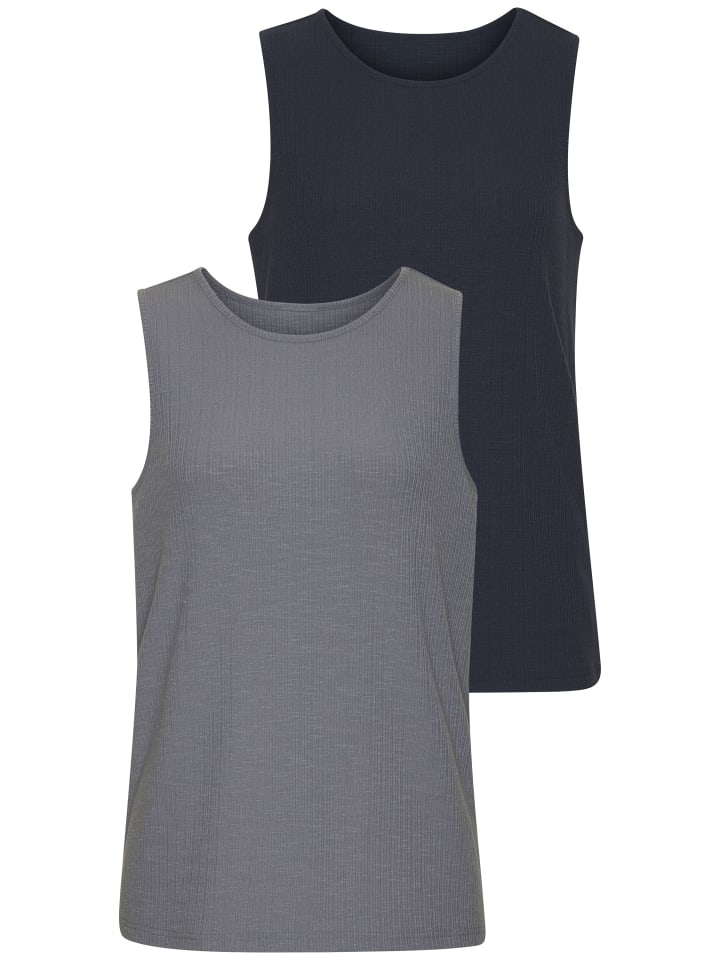 Майка темно-синего и серо-голубого цветов Vivance
Майка темно-синего и серо-голубого цветов Vivance