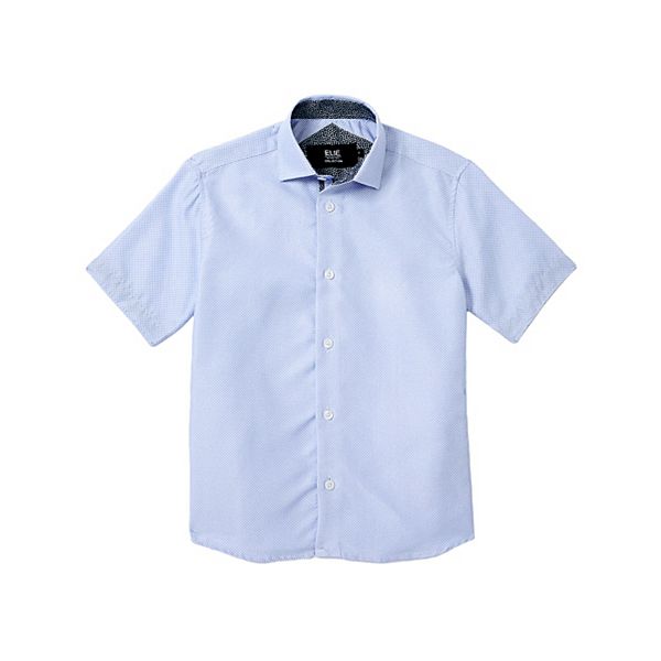 Мальчиковая рубашка slim fit micro houndstooth Elie Balleh, Blue
Мальчиковая рубашка slim fit micro houndstooth Elie Balleh, Blue