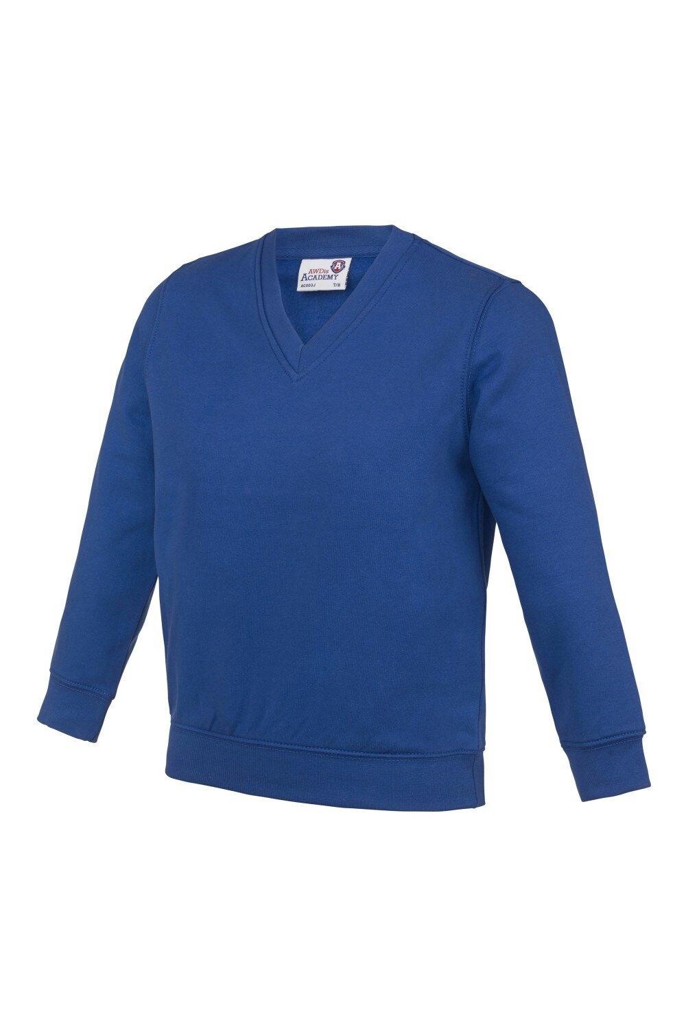 Школьный джемпер/толстовка с V-образным вырезом Academy AWDis, синий
Школьный джемпер/толстовка с V-образным вырезом Academy AWDis, синий