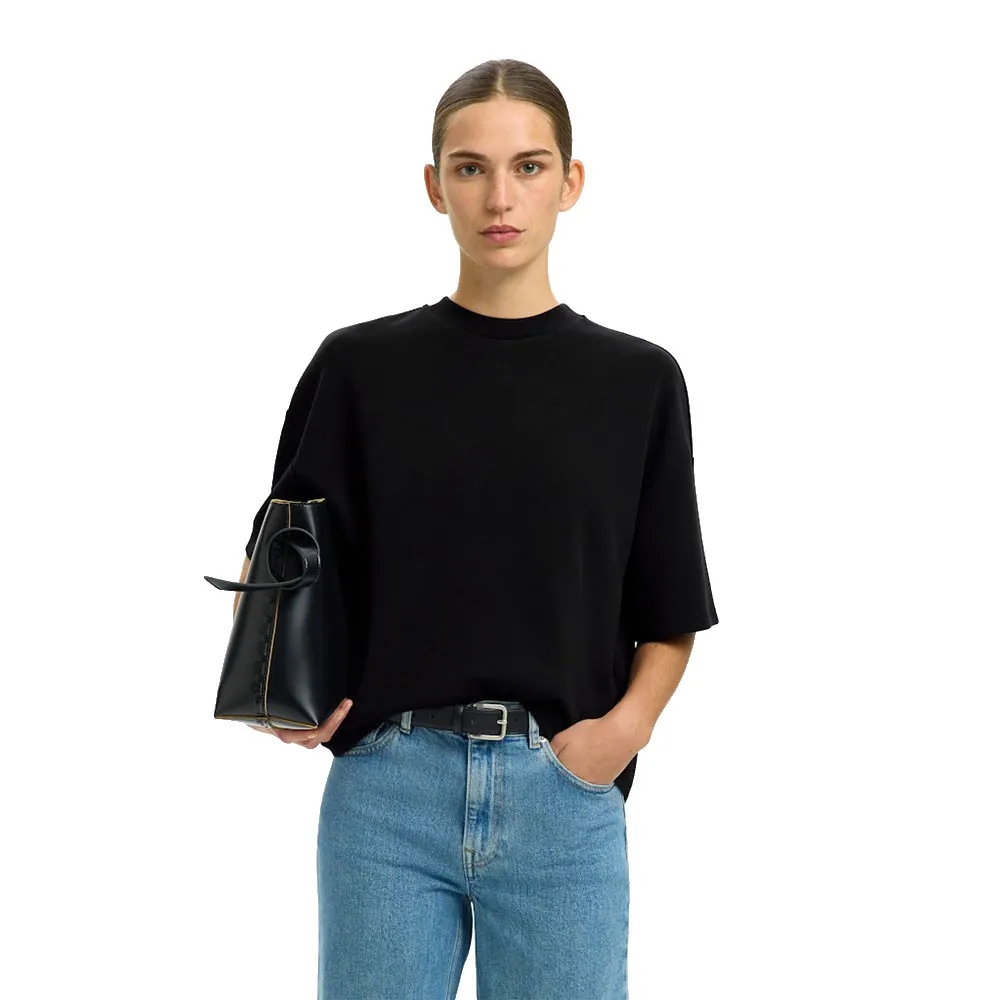 Выбранная футболка с коротким рукавом оверсайз Tenny Selected, черный
Выбранная футболка с коротким рукавом оверсайз Tenny Selected, черный