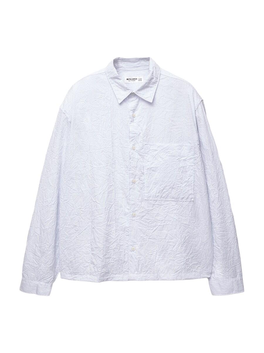 Рубашка на пуговицах Comfort fit Pull&Bear, белый
Рубашка на пуговицах Comfort fit Pull&Bear, белый