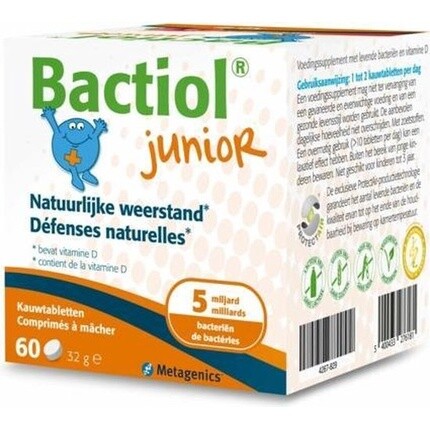 Bactiol Junior Chewables - 60 жевательных таблеток - Metagenics Metagenics
Bactiol Junior Chewables - 60 жевательных таблеток - Metagenics Metagenics