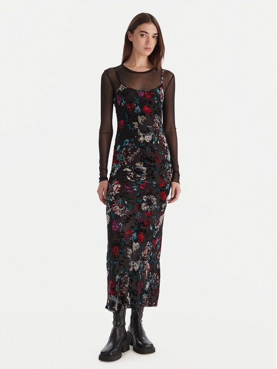 Повседневное платье slim fit Cassidy 25WWVK11 Desigual, черный
Повседневное платье slim fit Cassidy 25WWVK11 Desigual, черный