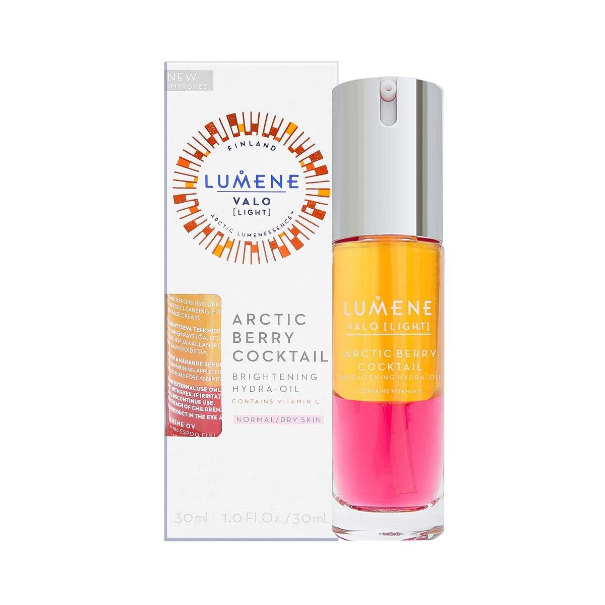 Lumene, Valo, осветляющий коктейль с витамином С, 30 мл
Lumene, Valo, осветляющий коктейль с витамином С, 30 мл