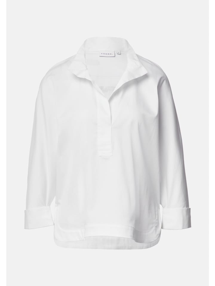 Блузка comma, белый 
Блузка comma, белый