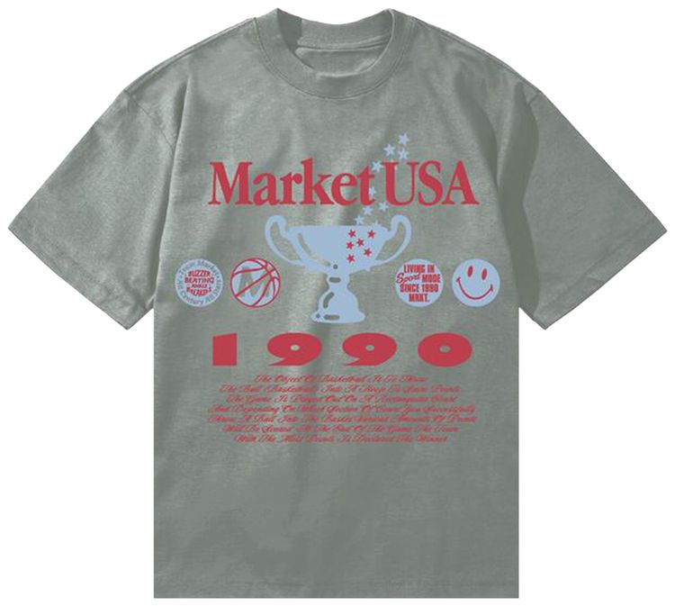 Футболка Market Smiley 1990 года, серый
Футболка Market Smiley 1990 года, серый