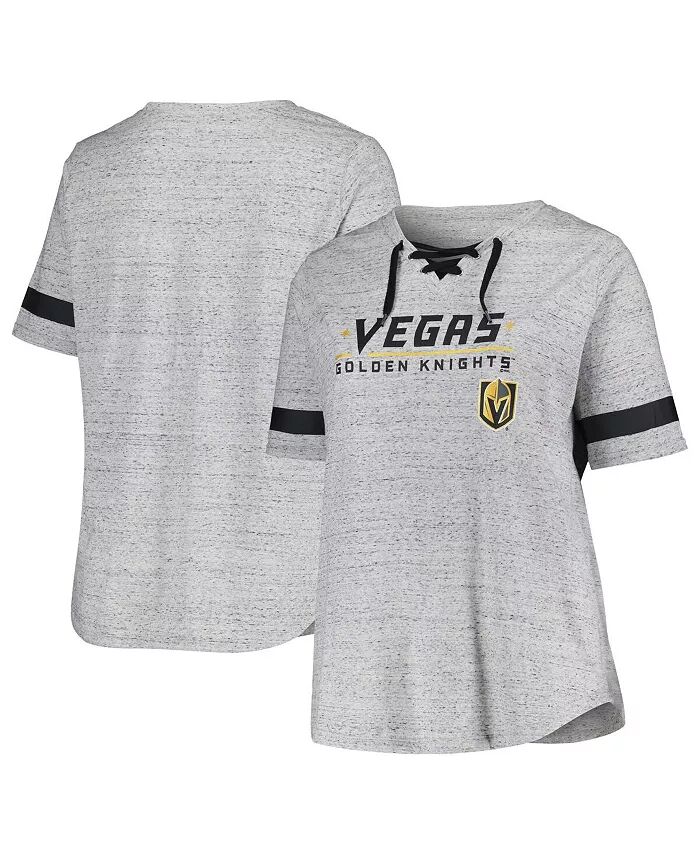 Женская футболка большого размера со шнуровкой цвета «меланж» Vegas Golden Knights Fanatics
Женская футболка большого размера со шнуровкой цвета «меланж» Vegas Golden Knights Fanatics