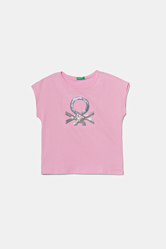 Детская хлопковая футболка United Colors Of Benetton, розовый
Детская хлопковая футболка United Colors Of Benetton, розовый