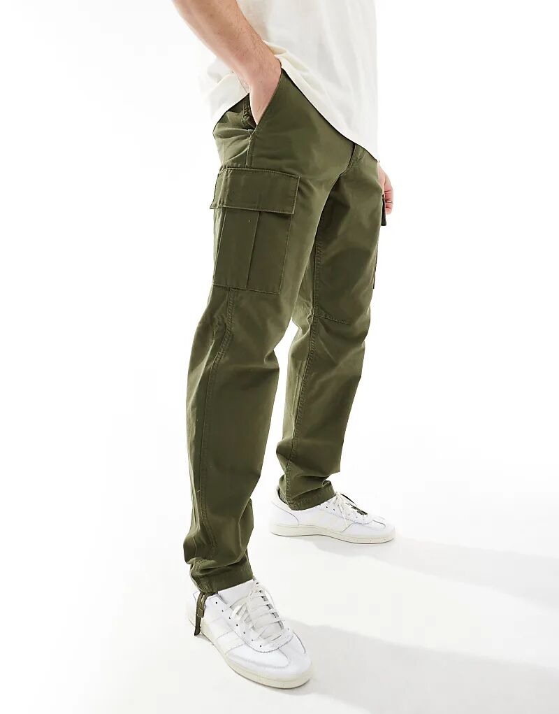 Брюки свободного кроя цвета хаки Jack & Jones
Брюки свободного кроя цвета хаки Jack & Jones