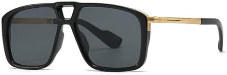 Мужские солнцезащитные очки в стиле ретро с двойной перемычкой, защита от УФ-излучения UV400, модные солнцезащитные очки для женщин с градиентным переходом цвета MTZJH, Black Gray
Мужские солнцезащитные очки в стиле ретро с двойной перемычкой, защита от УФ-излучения UV400, модные солнцезащитные очки для женщин с градиентным переходом цвета MTZJH, Black Gray