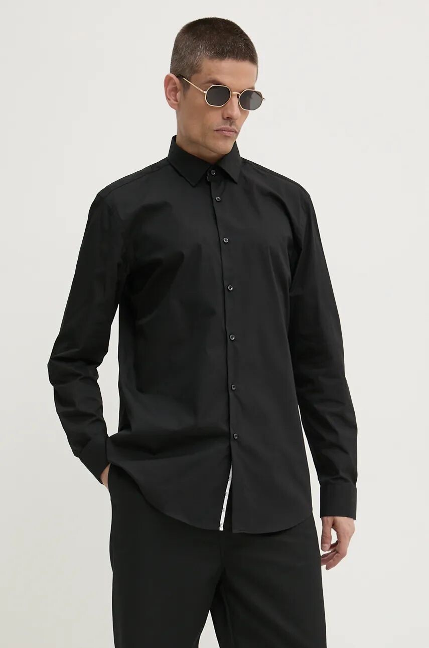 Рубашка HUGO из хлопка, черный
Рубашка HUGO из хлопка, черный