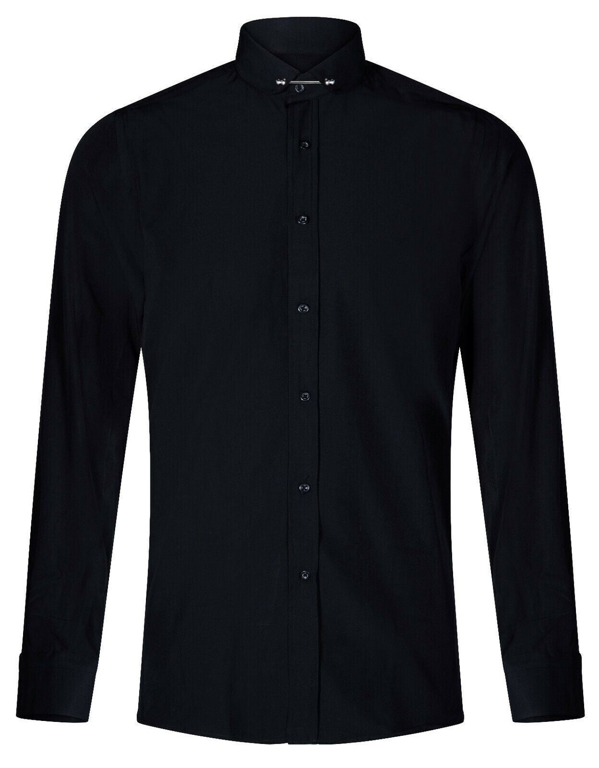 Рубашка it с клубным воротником остроконечные шоры 1920-х годов с поплиновой булавкой в стиле смарт Truclothing, черный
Рубашка it с клубным воротником остроконечные шоры 1920-х годов с поплиновой булавкой в стиле смарт Truclothing, черный