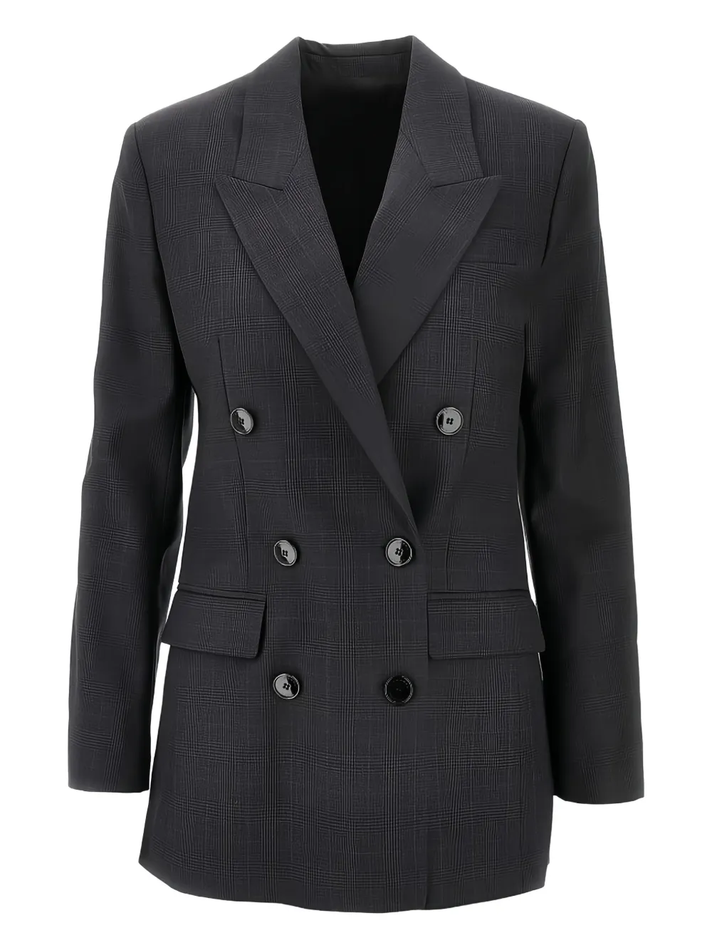 Двубортный клетчатый пиджак ISABEL MARANT, серый
Двубортный клетчатый пиджак ISABEL MARANT, серый