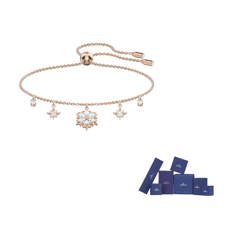 Swarovski Кристальный браслет для женщин с розовым золотым покрытием
Swarovski Кристальный браслет для женщин с розовым золотым покрытием