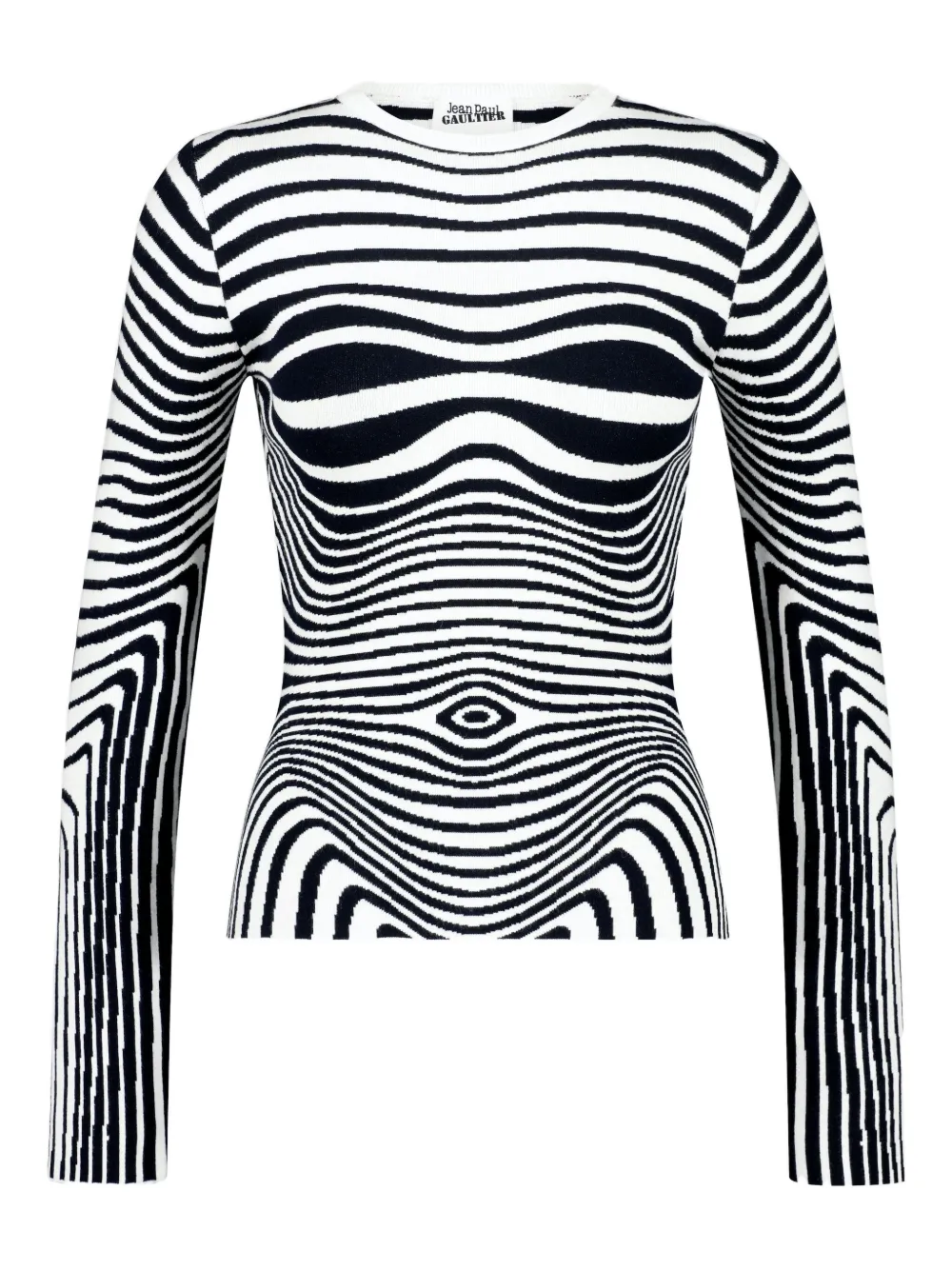Свитер Morphing Stripes с круглым вырезом Jean Paul Gaultier, белый
Свитер Morphing Stripes с круглым вырезом Jean Paul Gaultier, белый