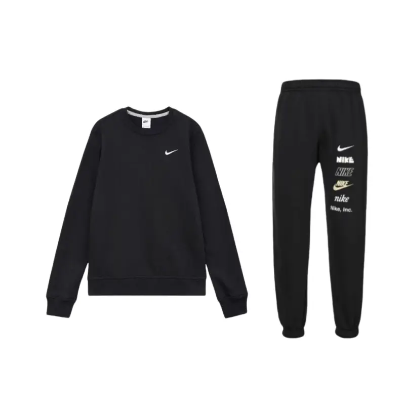 Свитшот сет Унисекс Черный Nike 
Свитшот сет Унисекс Черный Nike