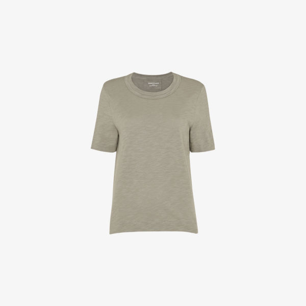 Футболка Whistles Rosa с двойной отделкой, зеленый
Футболка Whistles Rosa с двойной отделкой, зеленый