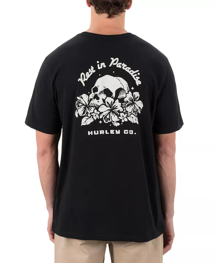 Мужская футболка Rip с коротким рукавом Hurley, черный
Мужская футболка Rip с коротким рукавом Hurley, черный