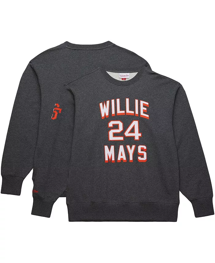 Мужская флисовая толстовка с капюшоном Willie Mays Heather Charcoal из коллекции Legends Collection San Francisco Giants с винтажным логотипом, именем и номером Mitchell & Ness
Мужская флисовая толстовка с капюшоном Willie Mays Heather Charcoal из коллекции Legends Collection San Francisco Giants с винтажным логотипом, именем и номером Mitchell & Ness