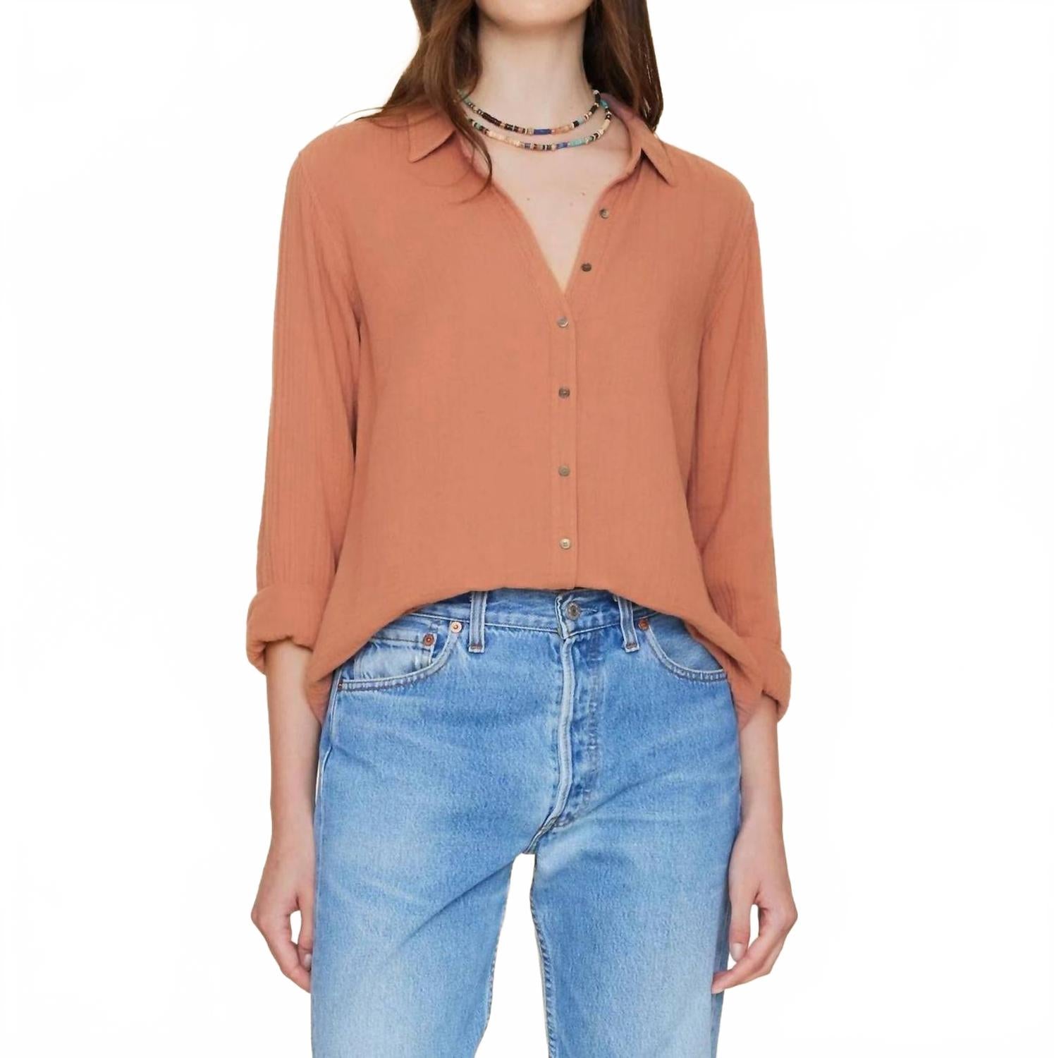 Рубашка скаута из мягкого терра Xirena, Soft Terra
Рубашка скаута из мягкого терра Xirena, Soft Terra