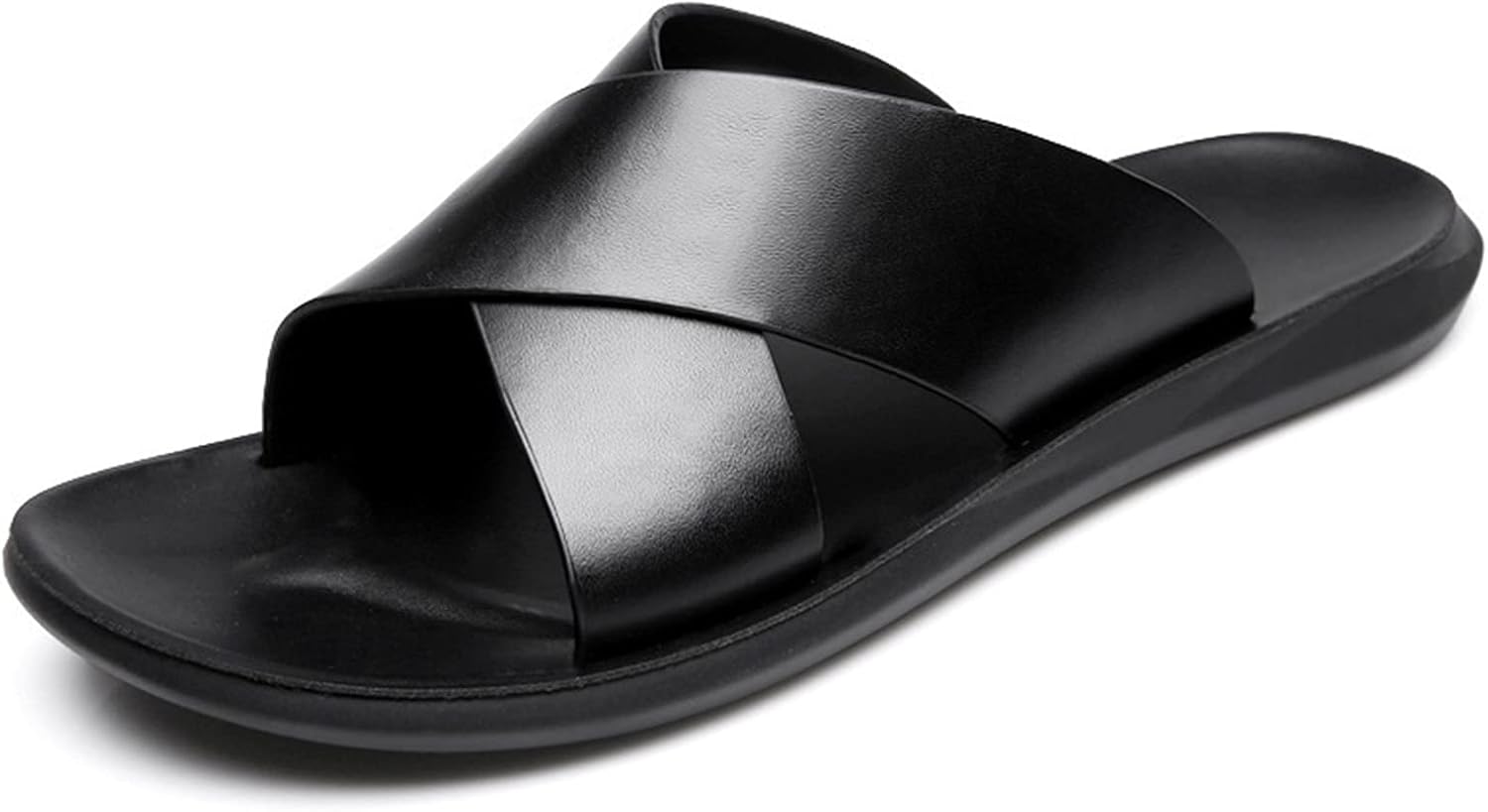 Мужские сланцы Battle Men Fashion X Band, однотонные, из натуральной кожи, с открытым носком, повседневные, пляжные, на резиновой подошве, противоскользящие, черный
Мужские сланцы Battle Men Fashion X Band, однотонные, из натуральной кожи, с открытым носком, повседневные, пляжные, на резиновой подошве, противоскользящие, черный