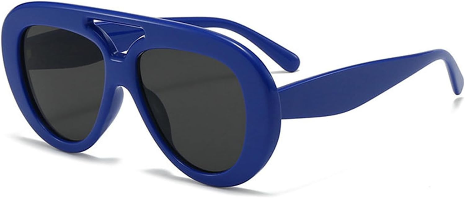 Солнцезащитные очки Willochra в винтажном овальном стиле для женщин и мужчин, в стиле «пилот», ретро, с двойной перемычкой, массивные, модные, с защитой от УФ-излучения UV400, C7
Солнцезащитные очки Willochra в винтажном овальном стиле для женщин и мужчин, в стиле «пилот», ретро, с двойной перемычкой, массивные, модные, с защитой от УФ-излучения UV400, C7