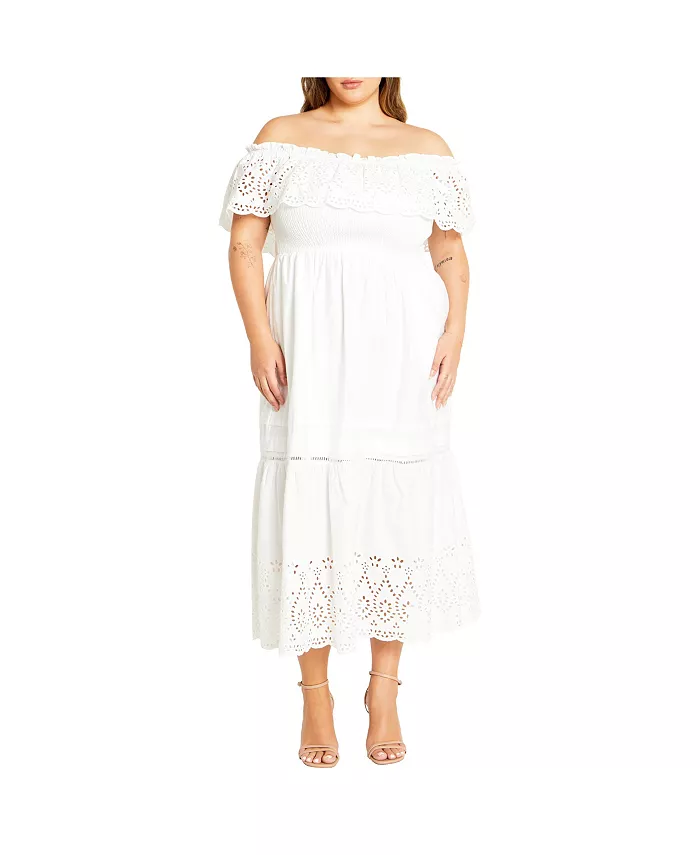 Платье Jayde больших размеров CITY CHIC, слоновая кость/кремовый
Платье Jayde больших размеров CITY CHIC, слоновая кость/кремовый