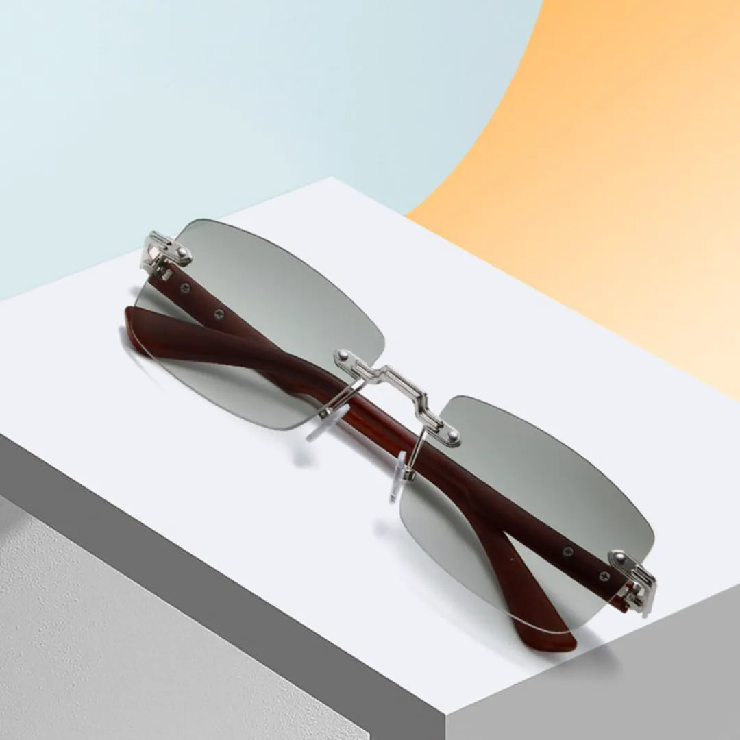 Популярные модные женские солнцезащитные очки в винтажном стиле, без оправы, прозрачные, с градиентом, защита от УФ-излучения UV400, мужские TYUVIVO, Silver Green
Популярные модные женские солнцезащитные очки в винтажном стиле, без оправы, прозрачные, с градиентом, защита от УФ-излучения UV400, мужские TYUVIVO, Silver Green