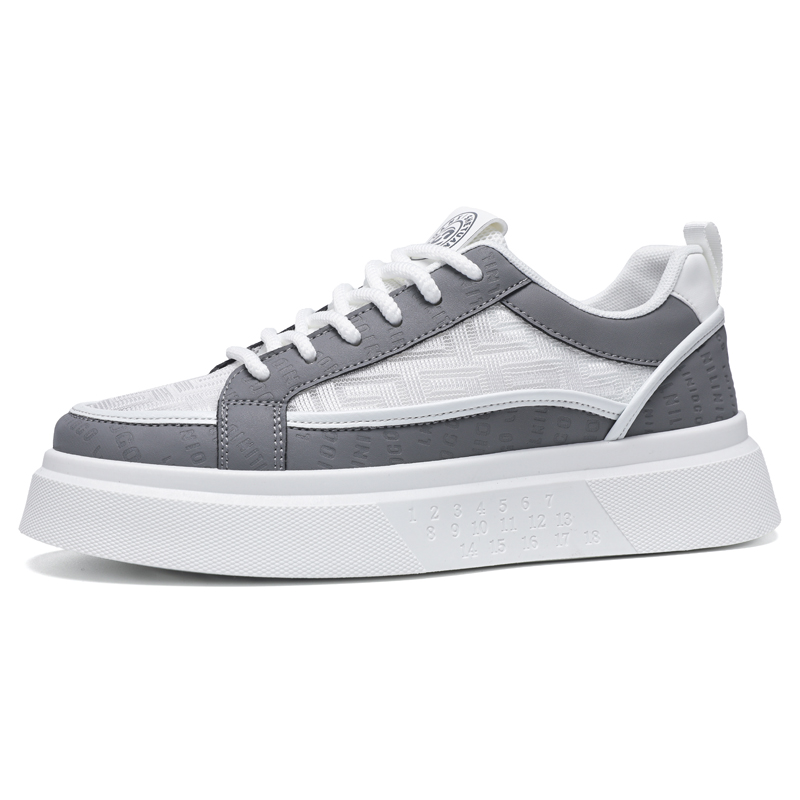Sportful Дышащие низкие скейтерские кроссовки для увеличения роста мужские бело-серые, цвет White Gray
Sportful Дышащие низкие скейтерские кроссовки для увеличения роста мужские бело-серые, цвет White Gray