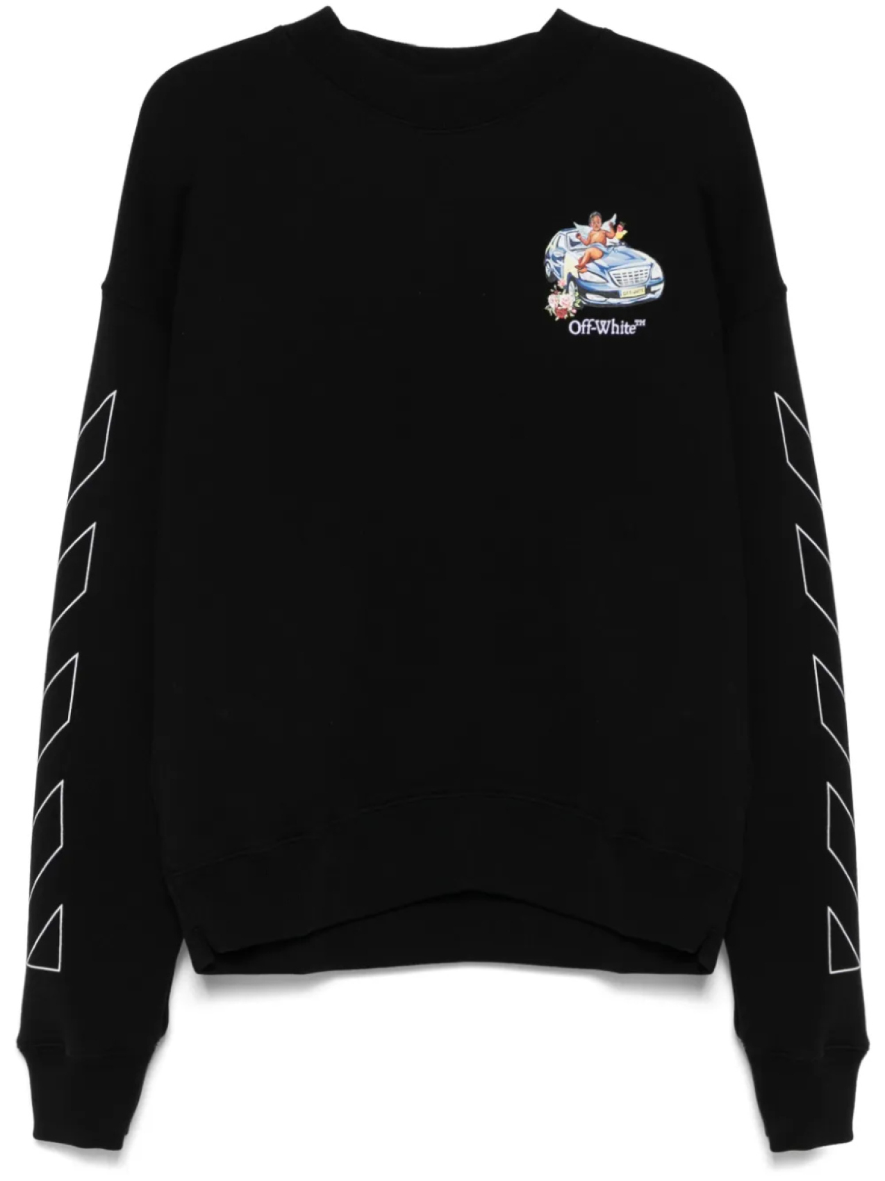 Off-White толстовка с вышитым логотипом, черный
Off-White толстовка с вышитым логотипом, черный